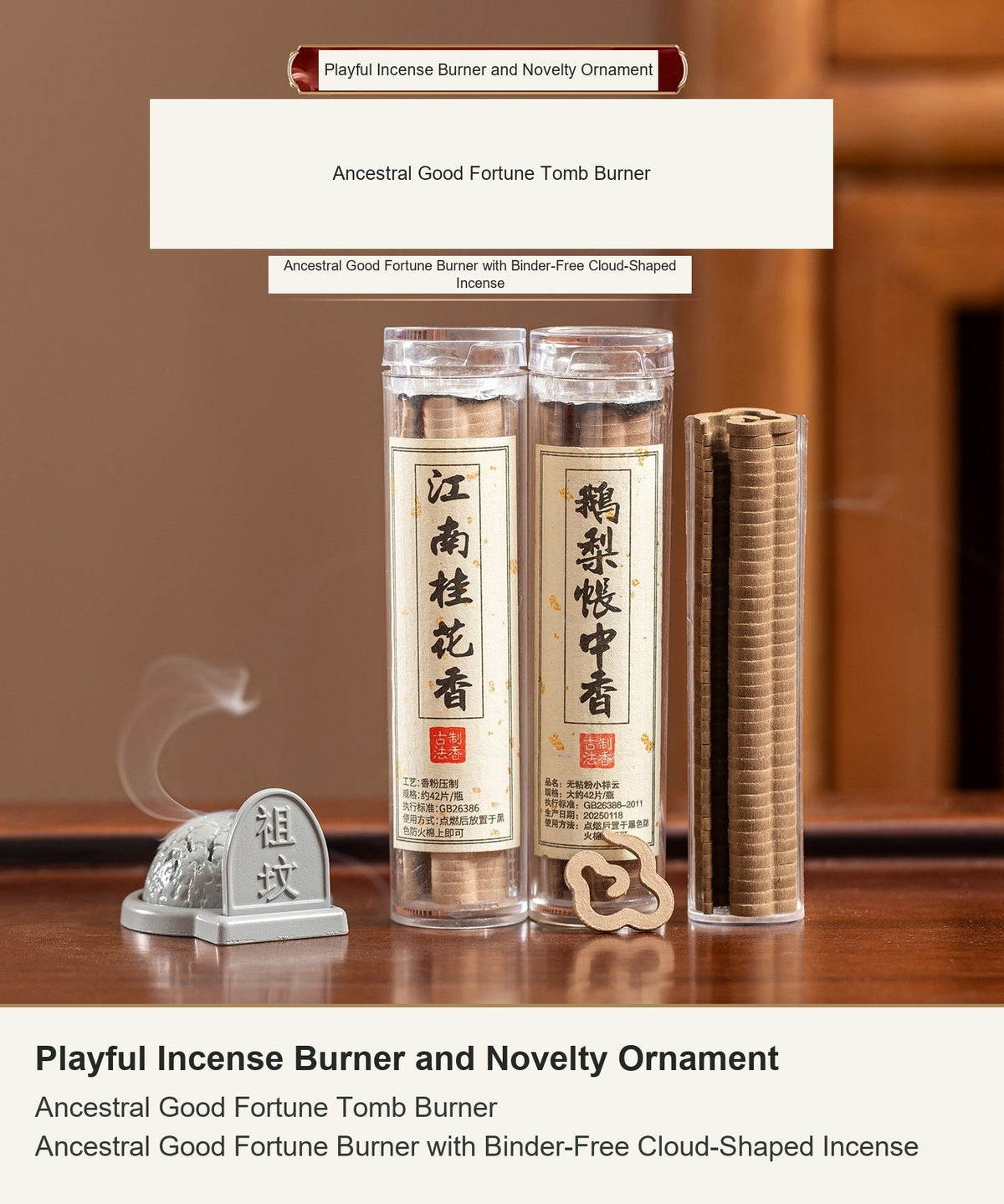 Playful Incense Burner and Novelty Ornament