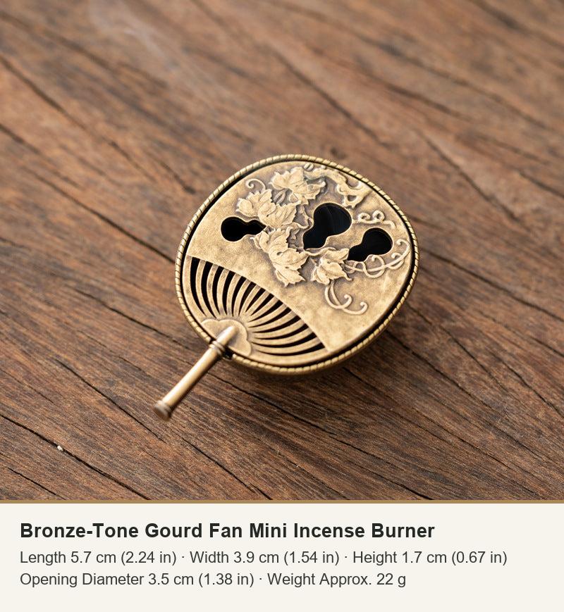 Mini brûleurs encens Éventail calebasse