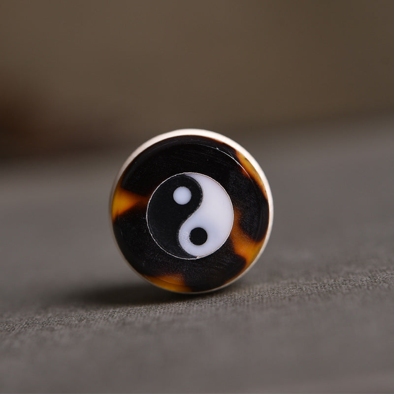 EverestArtstudios Handcrafted Bagua Drum Back-Cloud Mala Accessory