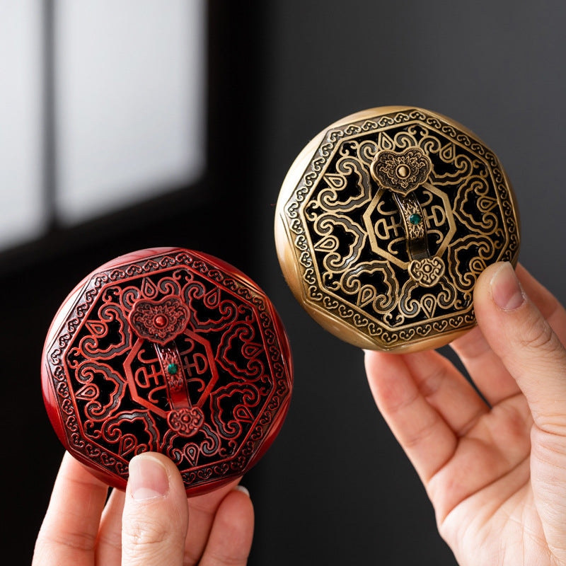 Incensario Ruyi octagonal para espirales