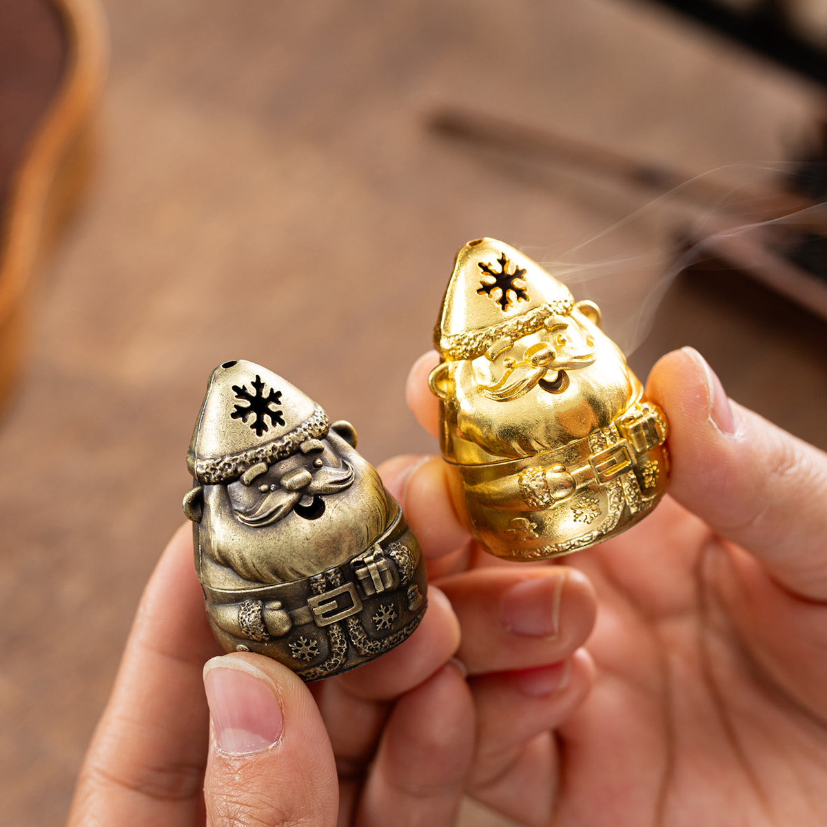 Mini brûleurs encens Élan Père Noël