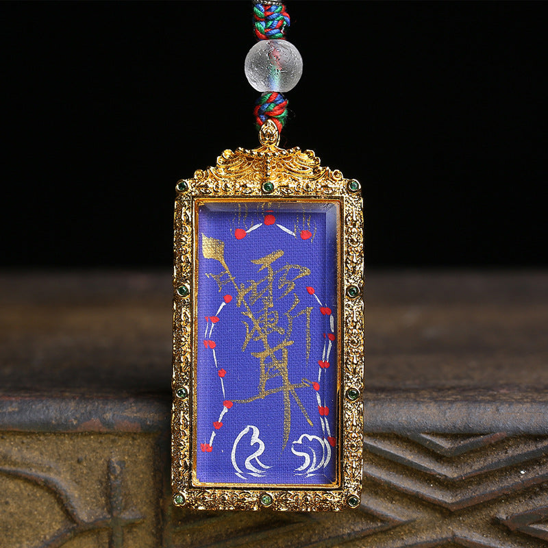 Tibetan Wenwan Rain Ear Thangka Pendant Neck Hanging Sandalwood Agate Accessories Natural Star Moon Bodhi 108 Buddha Beads