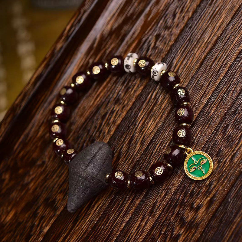 EverestArtstudios Xingyue Bodhi Seed Auspicious Inlay Bracelet
