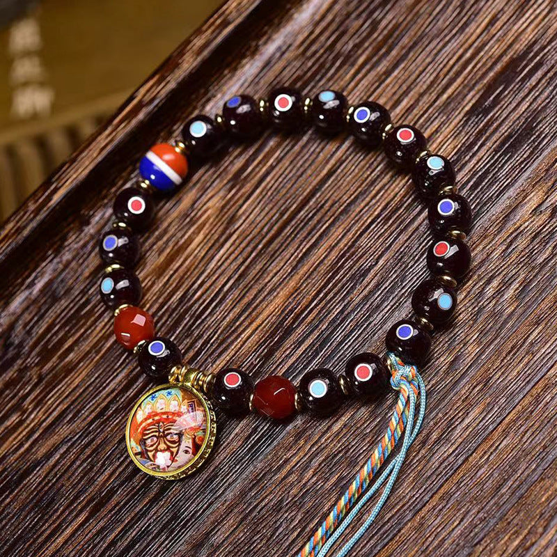 EverestArtstudios Xingyue Bodhi Seed Multicolor Inlay Bracelet