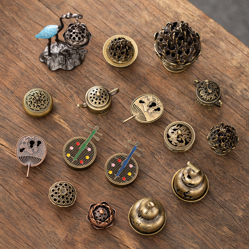 Mini Xiangyun incense burner Boshan incense burner tower incense cone incense road aromatherapy burner tea ceremony ornament household indoor sandalwood burner
