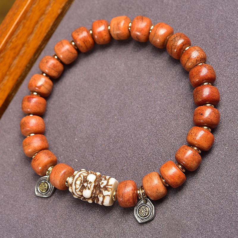 EverestArtstudios Camel Bone Beaded Tibetan-Inspired Bracelet Collection