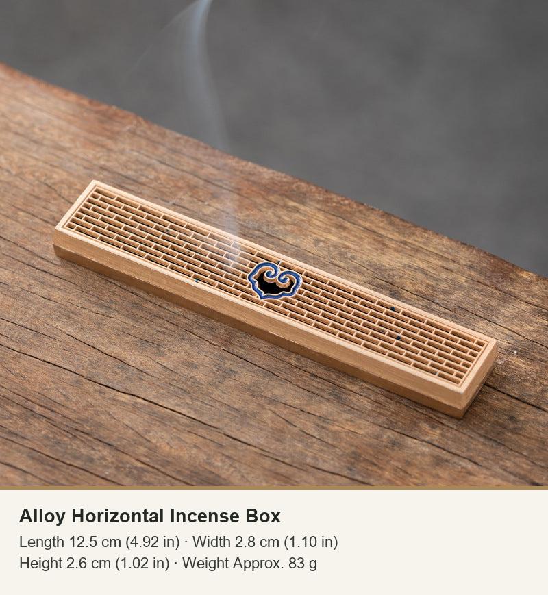 Colección de soportes de incienso de hoja y pescador