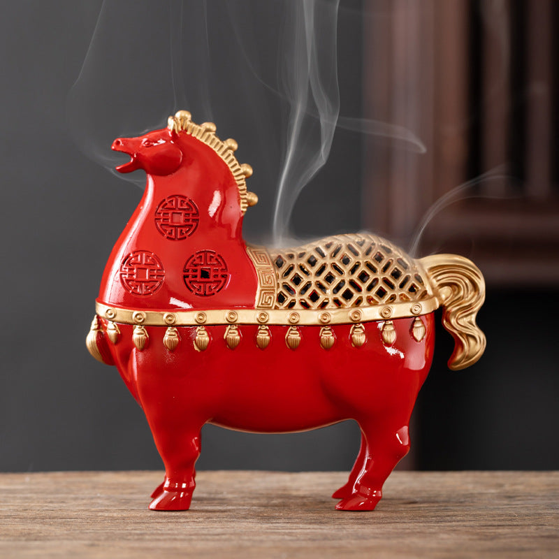 Colección decorativa de incienso Caballo de Prosperidad