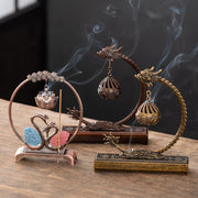 Colección de incensarios de cisne y colgantes