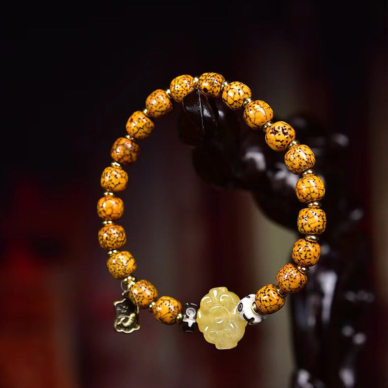 EverestArtstudios Xingyue Bodhi Seed Beaded Bracelet
