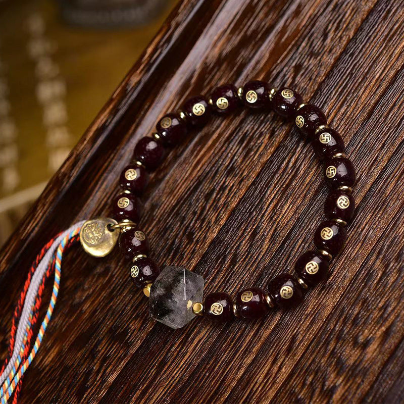 EverestArtstudios Xingyue Bodhi Seed Auspicious Inlay Bracelet