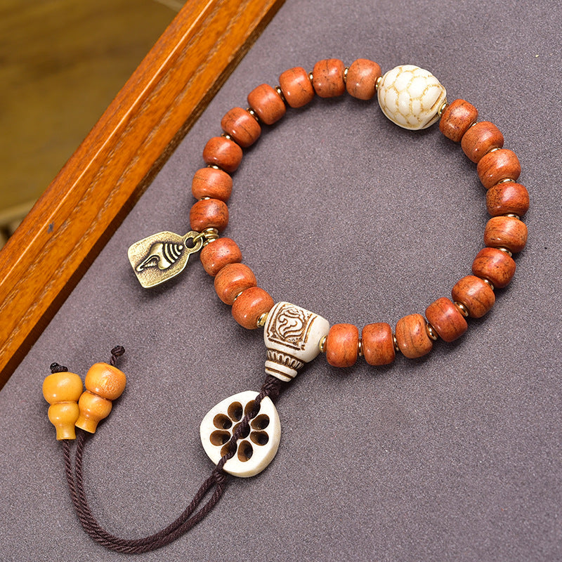 EverestArtstudios Camel Bone Beaded Tibetan-Inspired Bracelet Collection