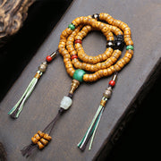 Natural Star and Moon Bodhi Child Large Intestine Beads 108 Buddha Beads Plate Play Beaded Obsidian Coconut Turquoise Agate Accessories