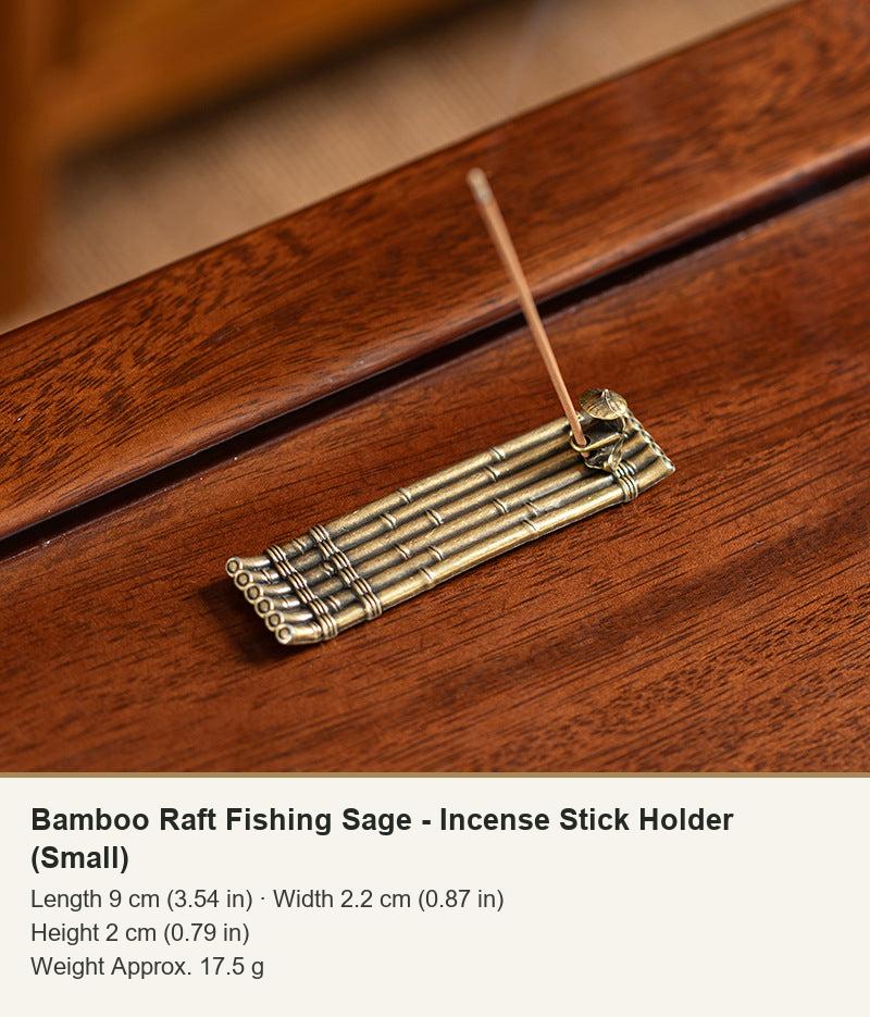 Colección de soportes de incienso de hoja y pescador