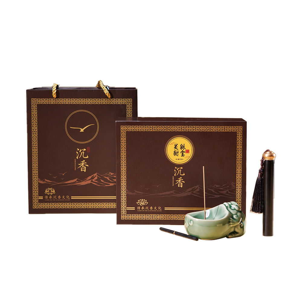 Coffret encens Pixiu céladon