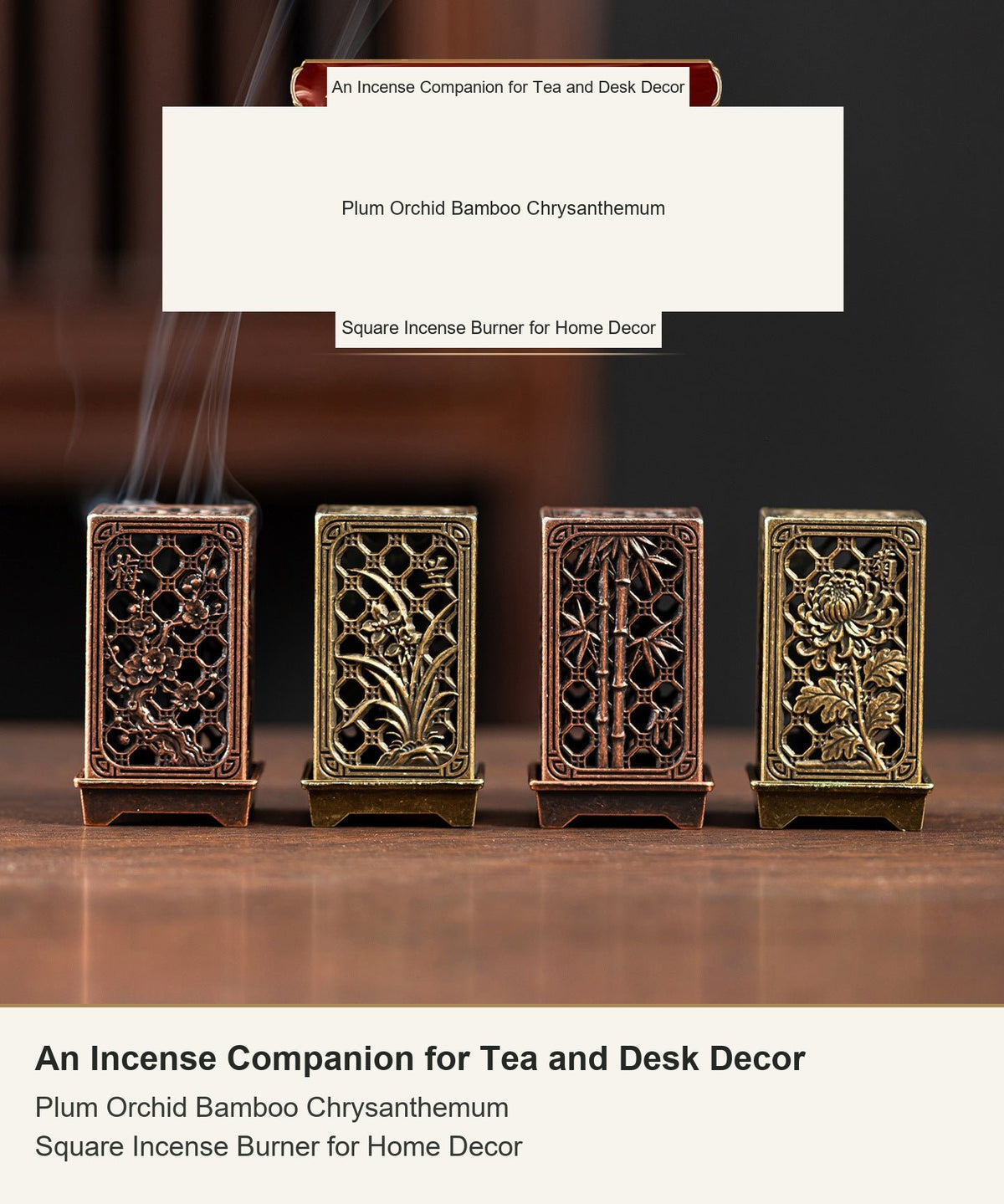 An Incense Companion for Tea and Desk Decor