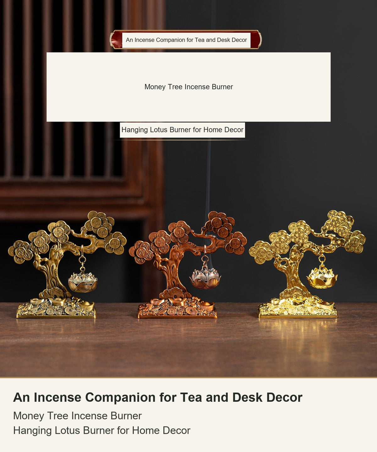An Incense Companion for Tea and Desk Decor
