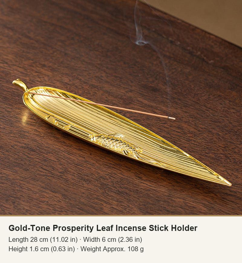 Colección de soportes de incienso de hoja y pescador