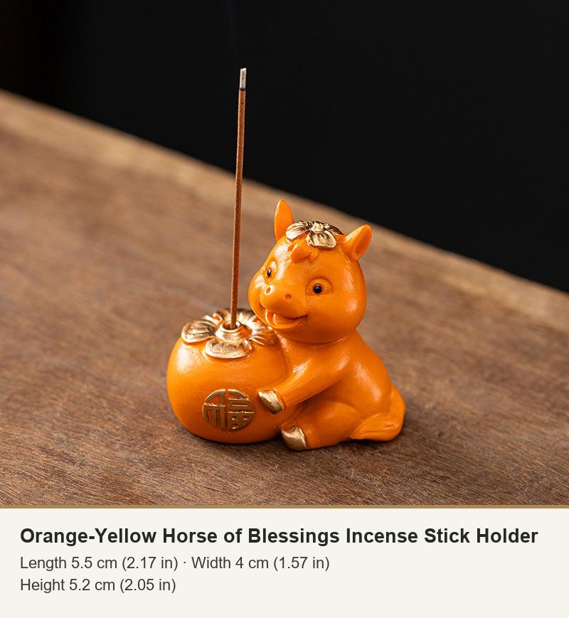 Colección de incensarios Caballo de Prosperidad