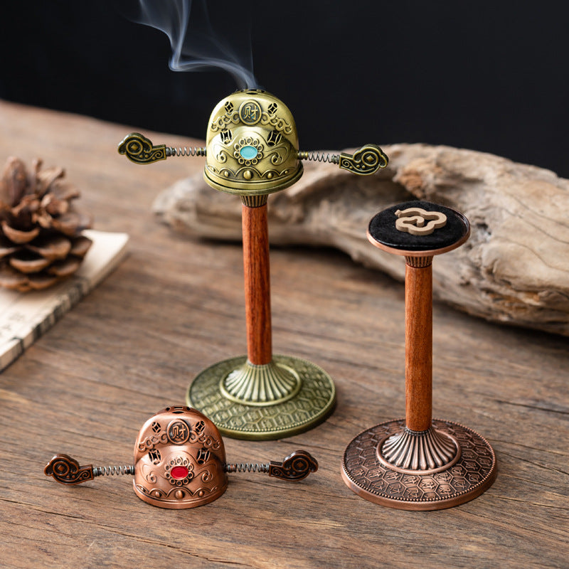 Cross-border ornaments, talent and appearance, creative incense burner, household interior ornaments, small auspicious cloud aromatherapy burner, agarwood sandalwood burner
