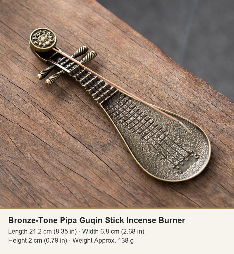Colección de soportes de incienso de hoja y pescador