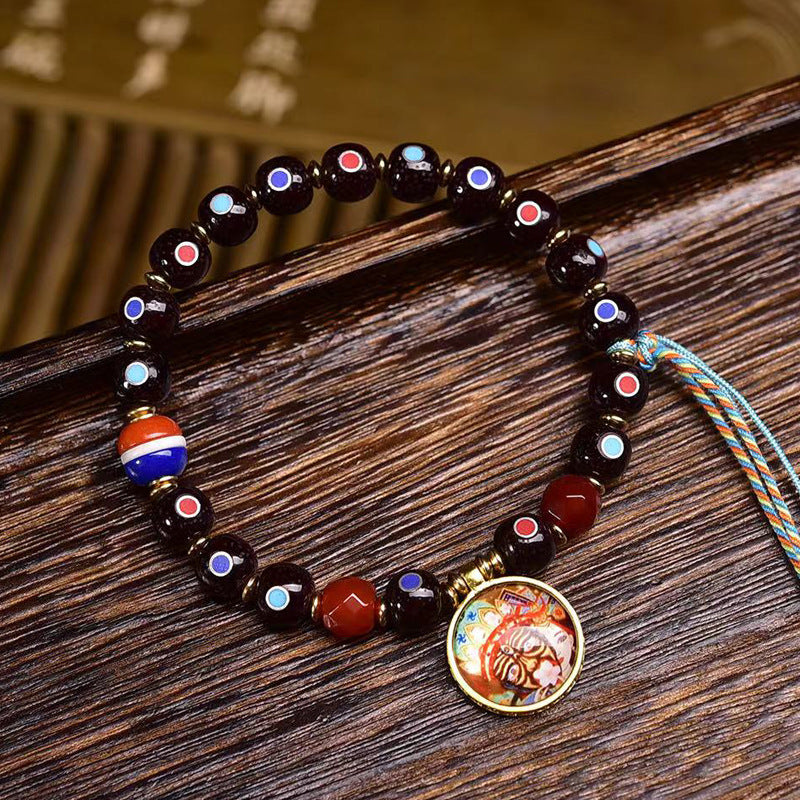 EverestArtstudios Xingyue Bodhi Seed Multicolor Inlay Bracelet