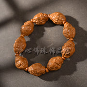 EverestArtstudios Carved Olive Pit Auspicious Motif Bracelet Collection