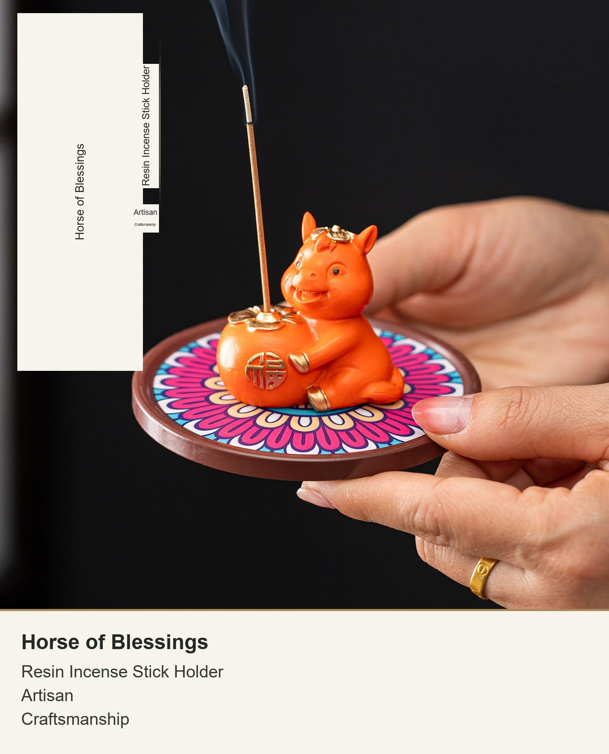 Colección de soportes de incienso Año del Caballo