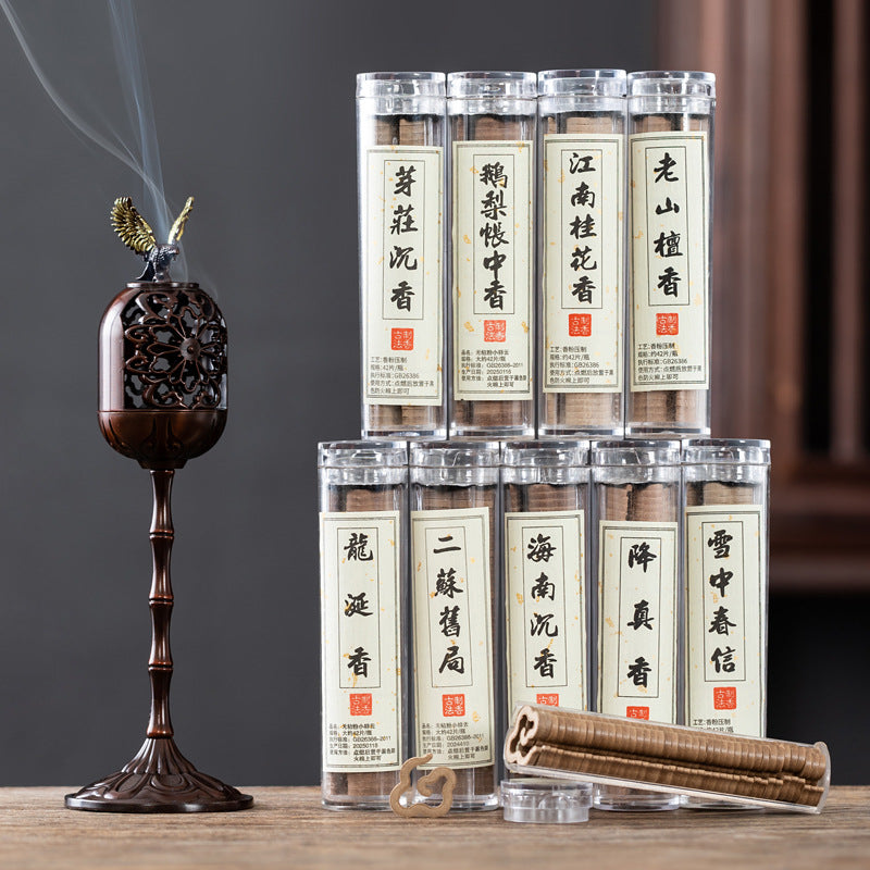 Dapeng wing spreading palace lamp stove rich pattern high foot stove no stick powder small auspicious cloud incense plate incense burner tabletop ornament
