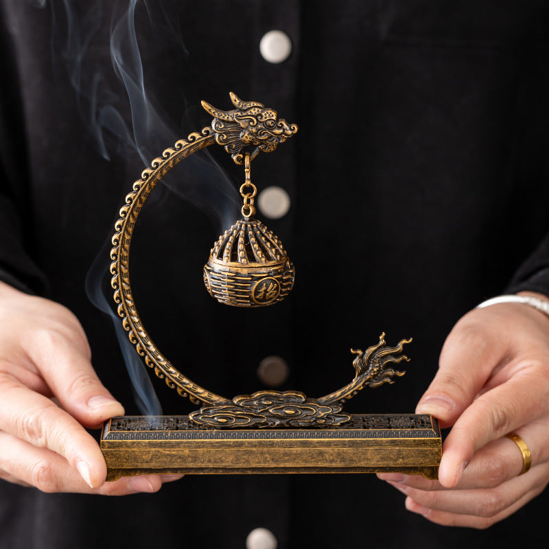 Colección de incensarios de cisne y colgantes