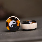 EverestArtstudios Handcrafted Bagua Drum Back-Cloud Mala Accessory