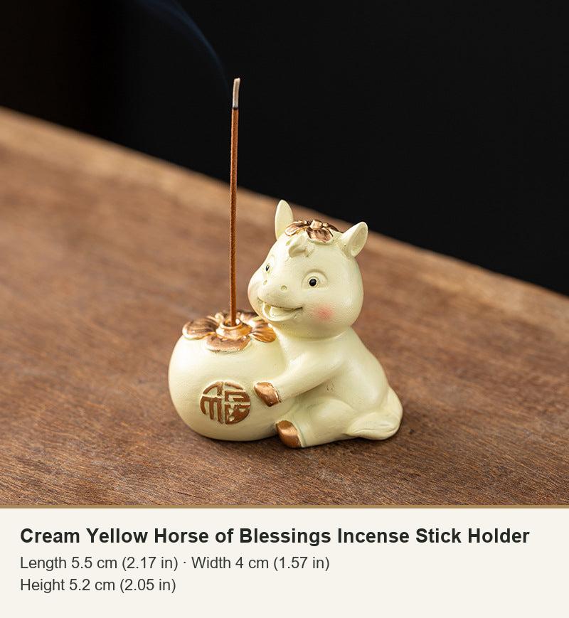 Colección de incensarios Caballo de Prosperidad