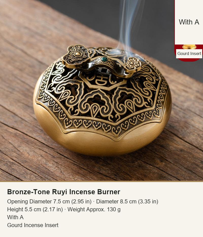 Incensario Ruyi octagonal para espirales