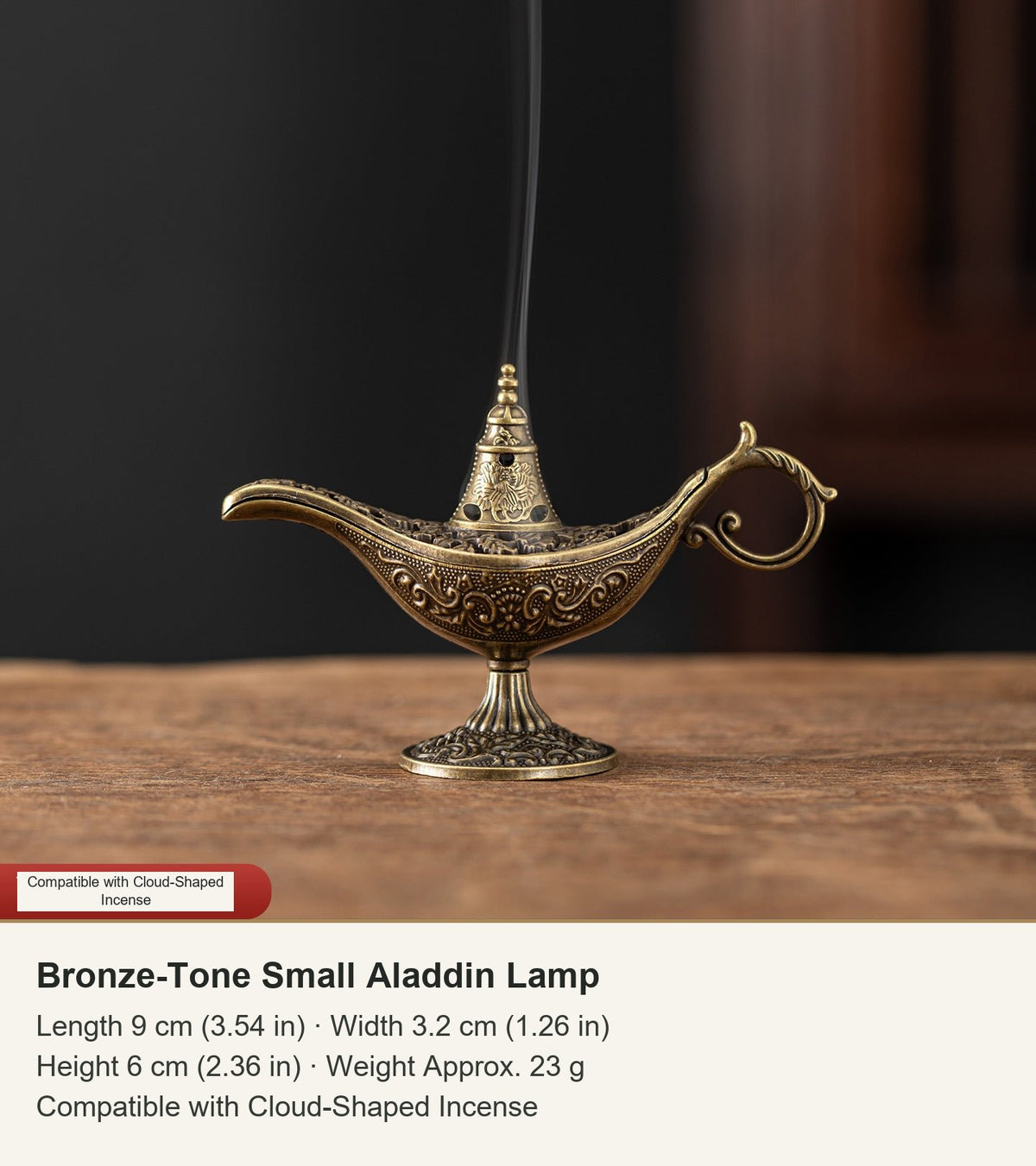 Aladin-Lampen-Räuchergefäße in Märchenform