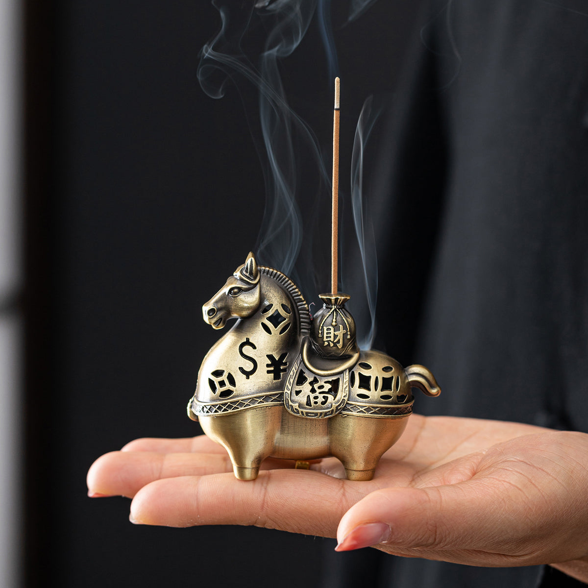 Colección de incensarios Caballo de Prosperidad