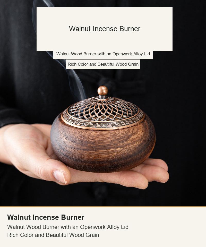Walnut Incense Burner