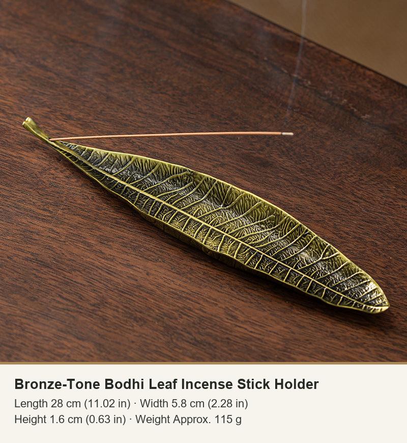 Colección de soportes de incienso de hoja y pescador