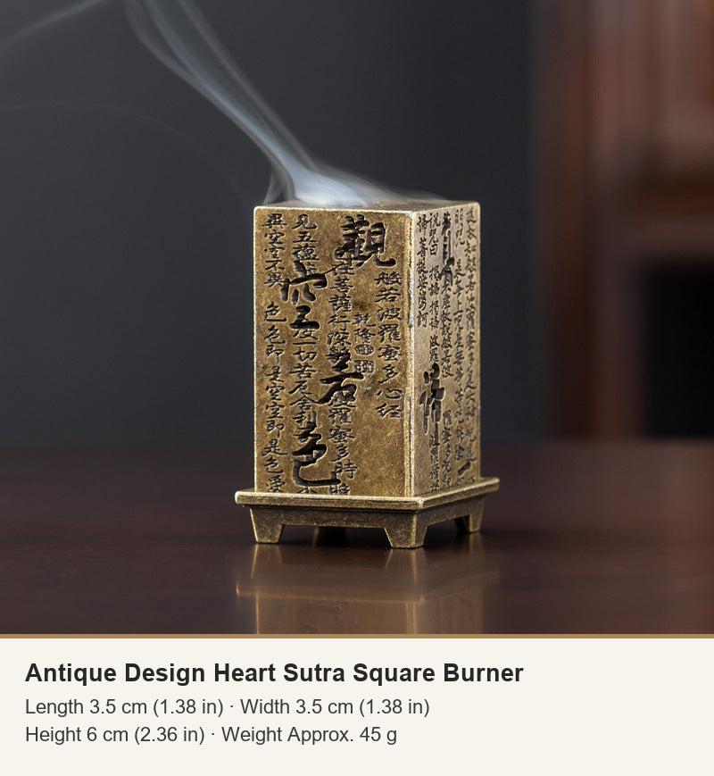 Caja de incienso Sutra del Corazón y selección de aromas