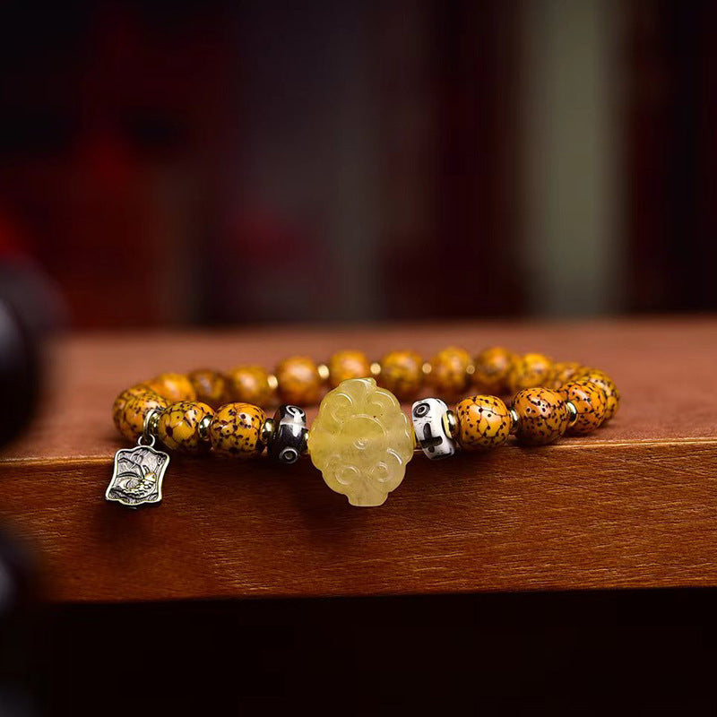EverestArtstudios Xingyue Bodhi Seed Beaded Bracelet