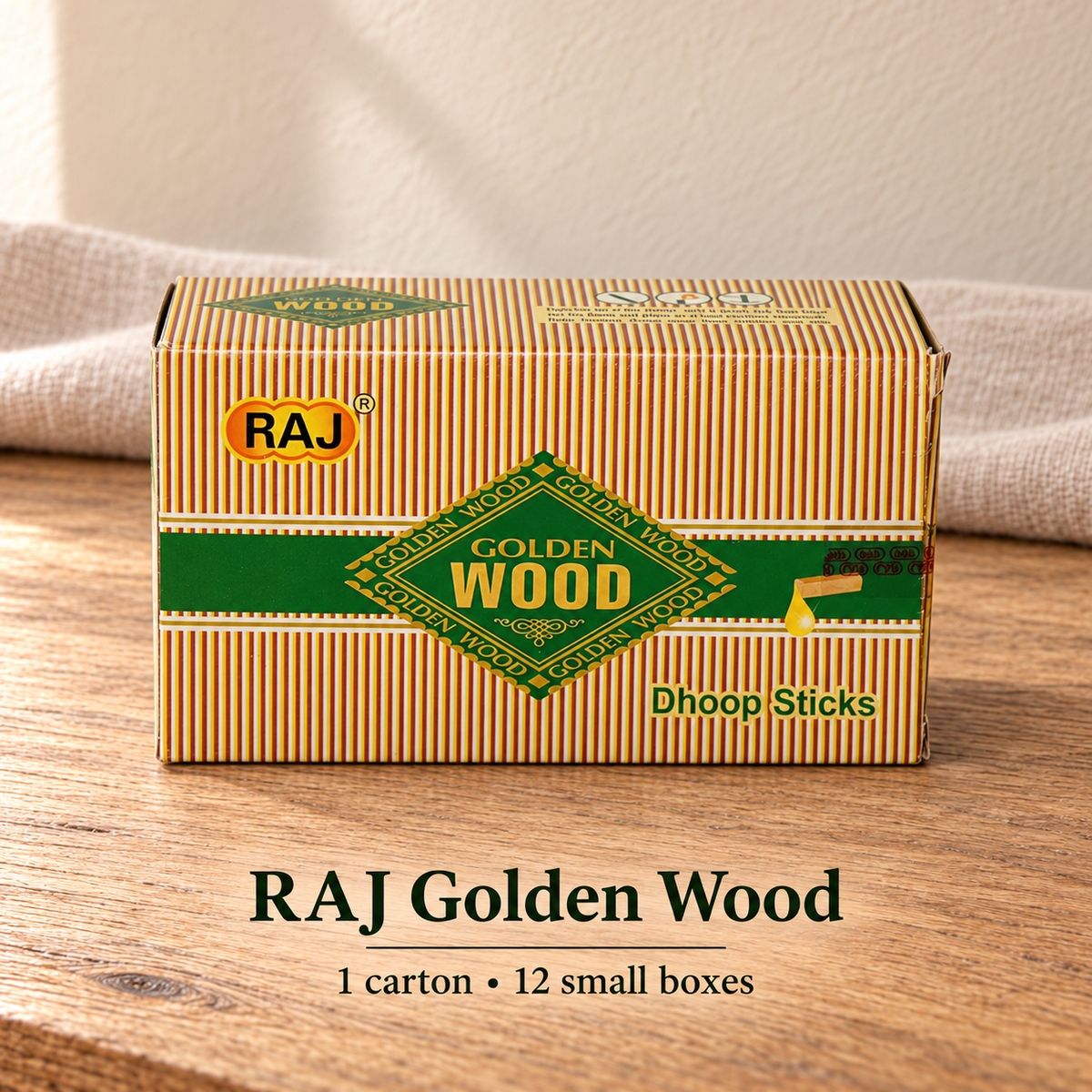 TB14418360182 | variant-15 | RAJ Golden Wood | 1 carton / 12 small boxes