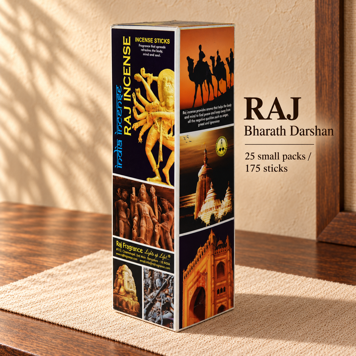 PTSX-TB2890870404-09 | RAJ Bharath Darshan | 25 small packs / 175 sticks