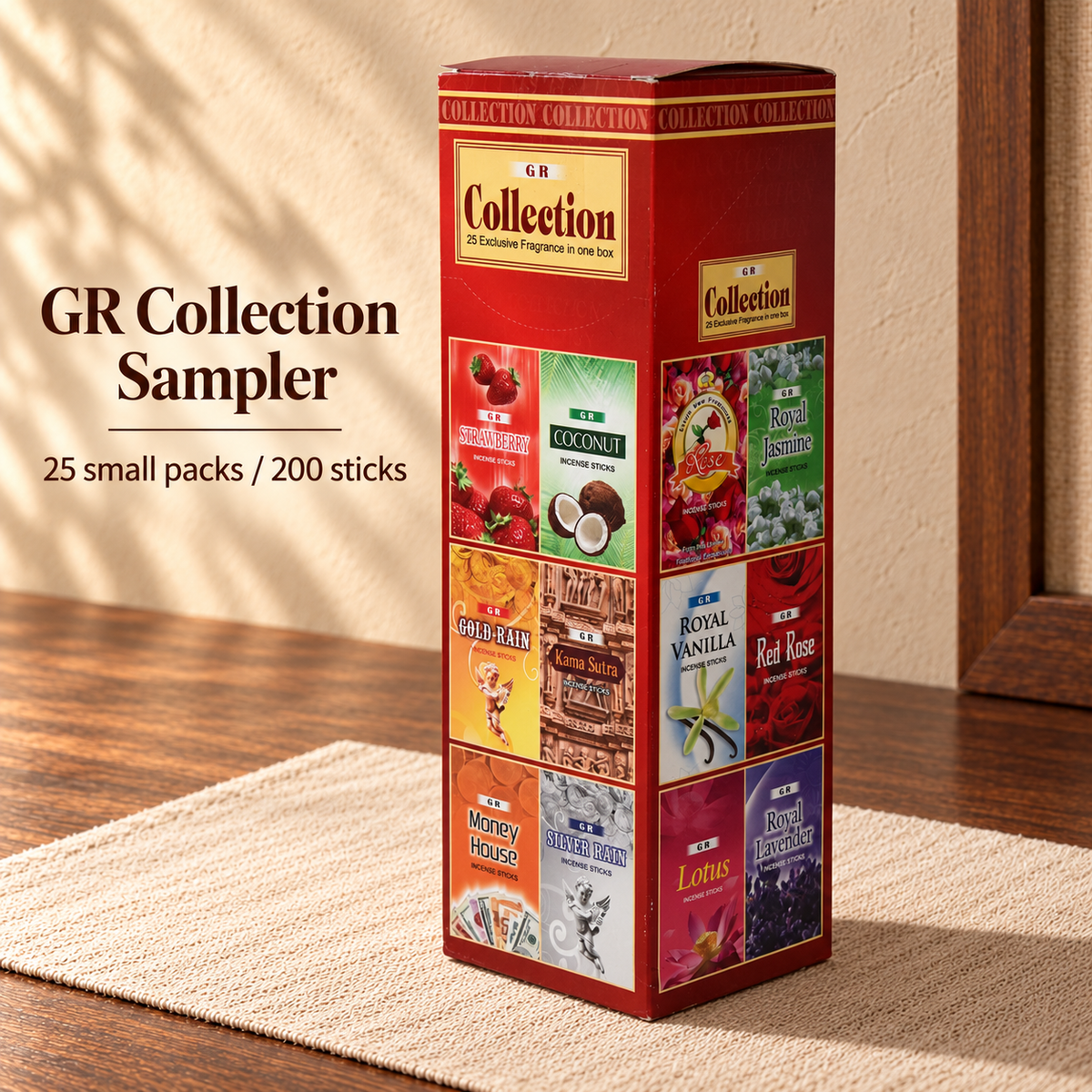 PTSX-TB2890870404-11 | GR Collection Sampler | 25 small packs / 200 sticks