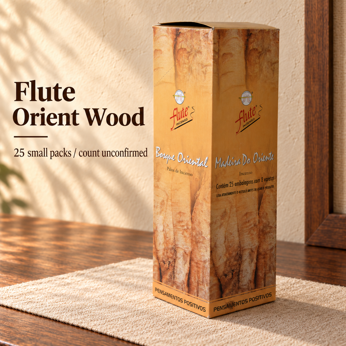 PTSX-TB2890870404-35 | Flute Orient Wood | 25 small packs / count unconfirmed