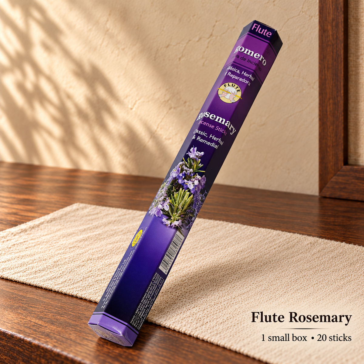 Flute Rosemary — 20 sticks / one small box