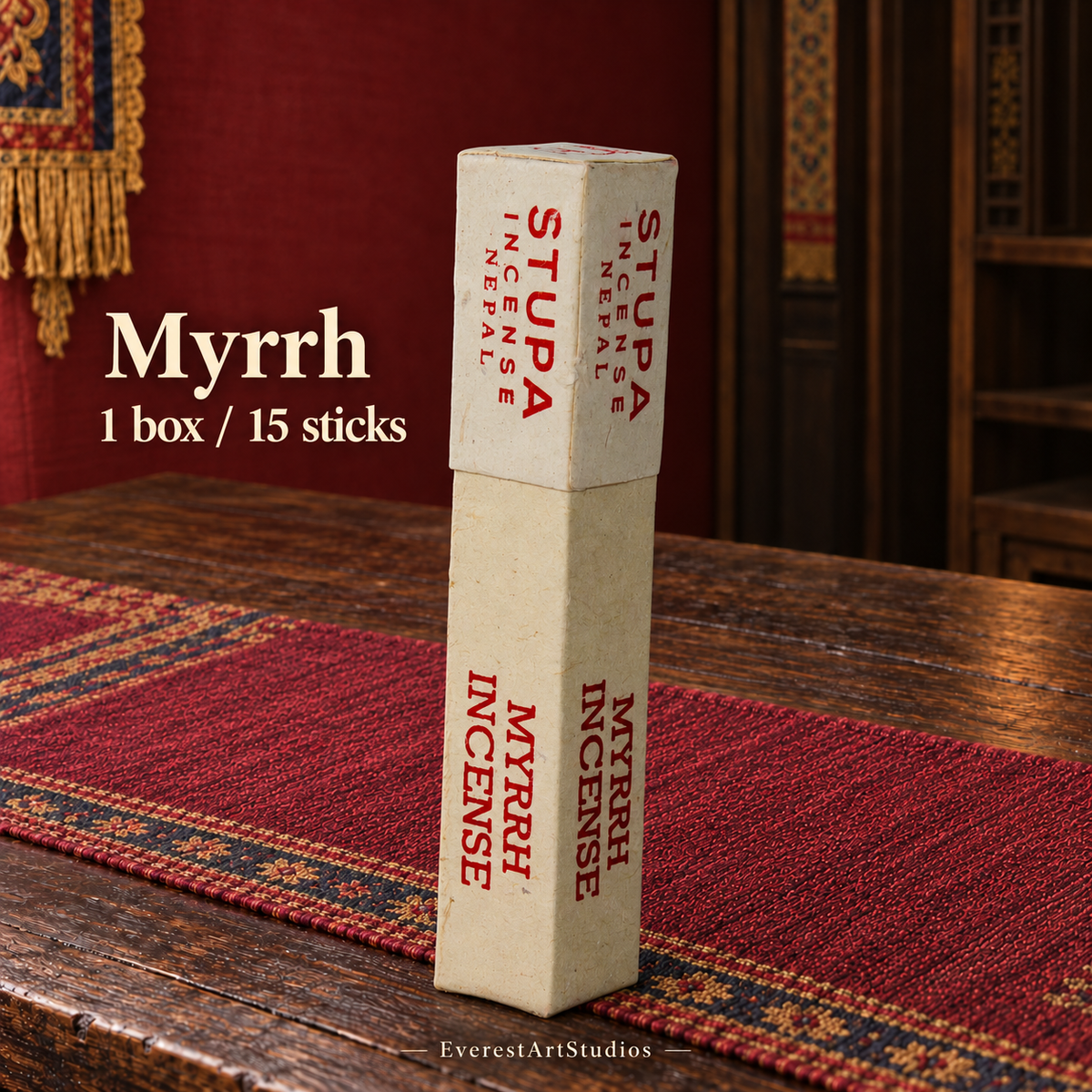 PTSX-TB637546760373-03 | Myrrh | 1 box / 15 sticks