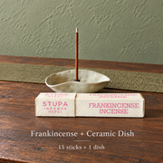 PTSX-TB778779405420-01 | Frankincense / 15 sticks / with ceramic dish