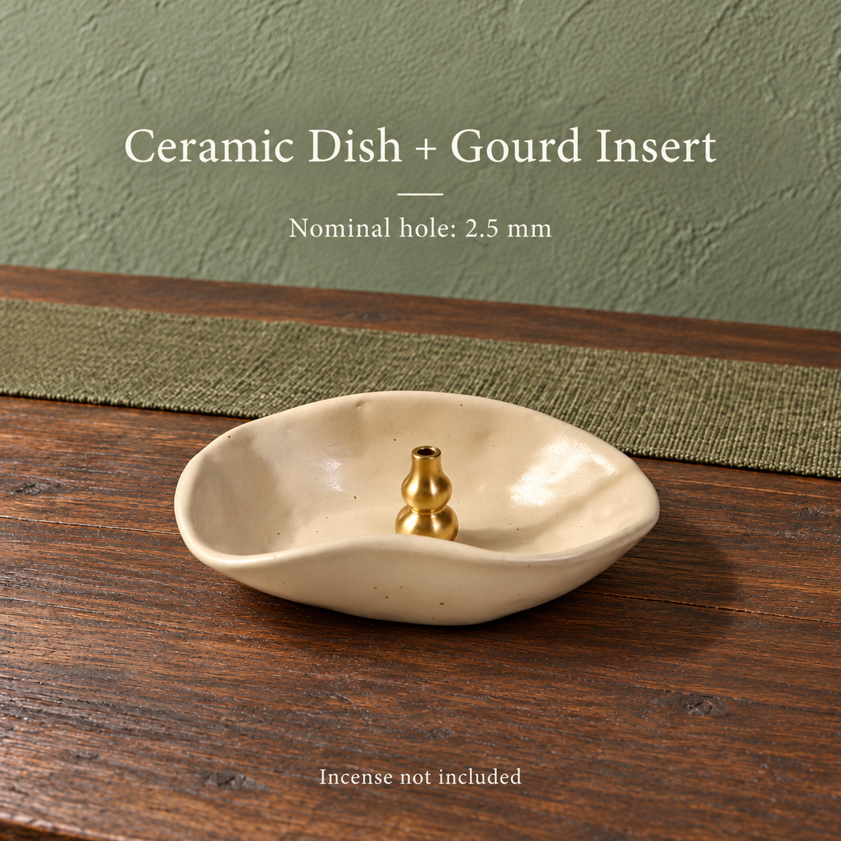 PTSX-TB778779405420-21 | Dish + gold-tone gourd insert | Dish + gold-tone gourd insert