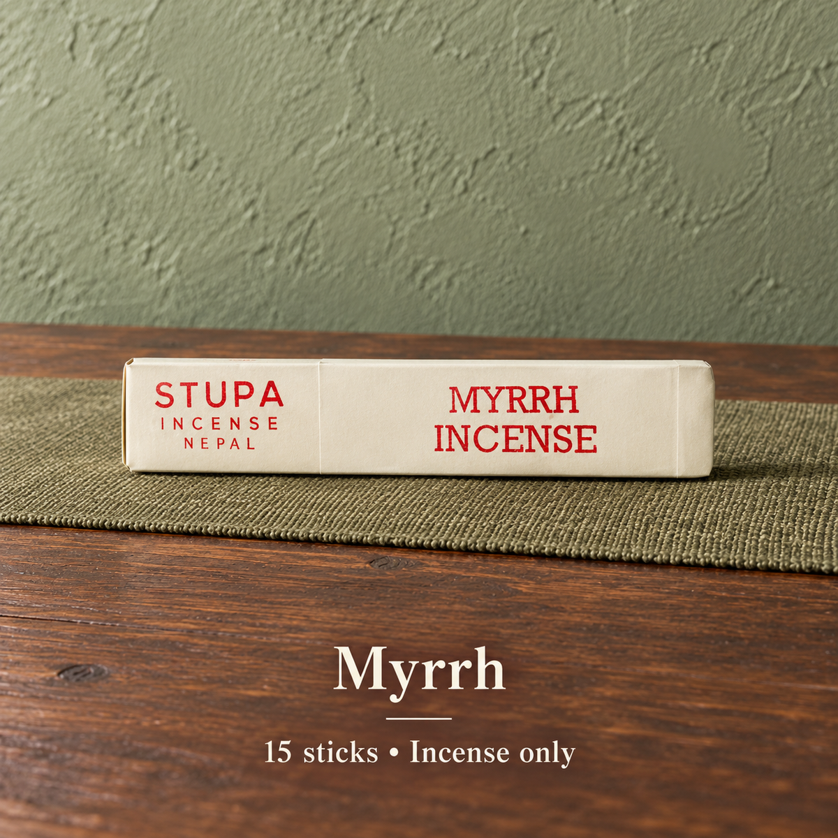 PTSX-TB778779405420-25 | Myrrh / 15 sticks / incense only | 15 sticks / no dish
