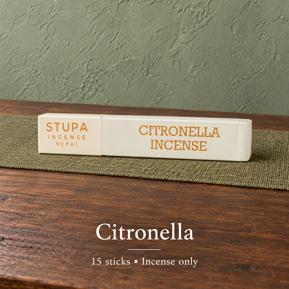 PTSX-TB778779405420-26 | Citronella / 15 sticks / incense only | 15 sticks / no dish