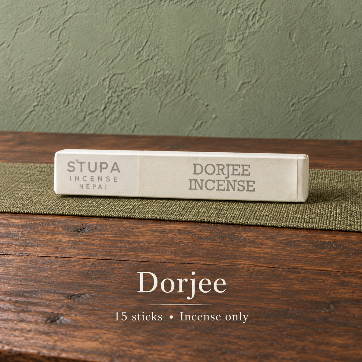 PTSX-TB778779405420-29 | Dorjee / 15 sticks / incense only | 15 sticks / no dish